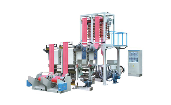 High low pressure double head of film blowing machine
